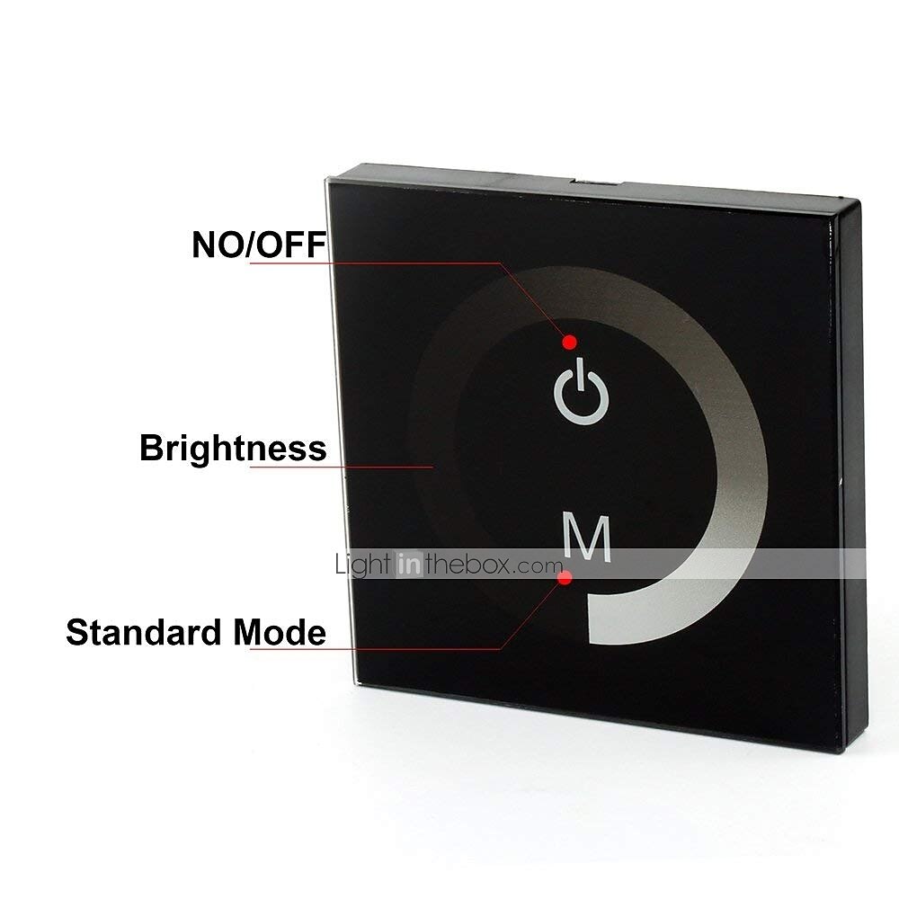 3*4A 12V-24V Single Color LED Controller Dimmer Change Brightness Touch Panel Dimmer Wall Switch Controller 2026 - $27.99 –P3