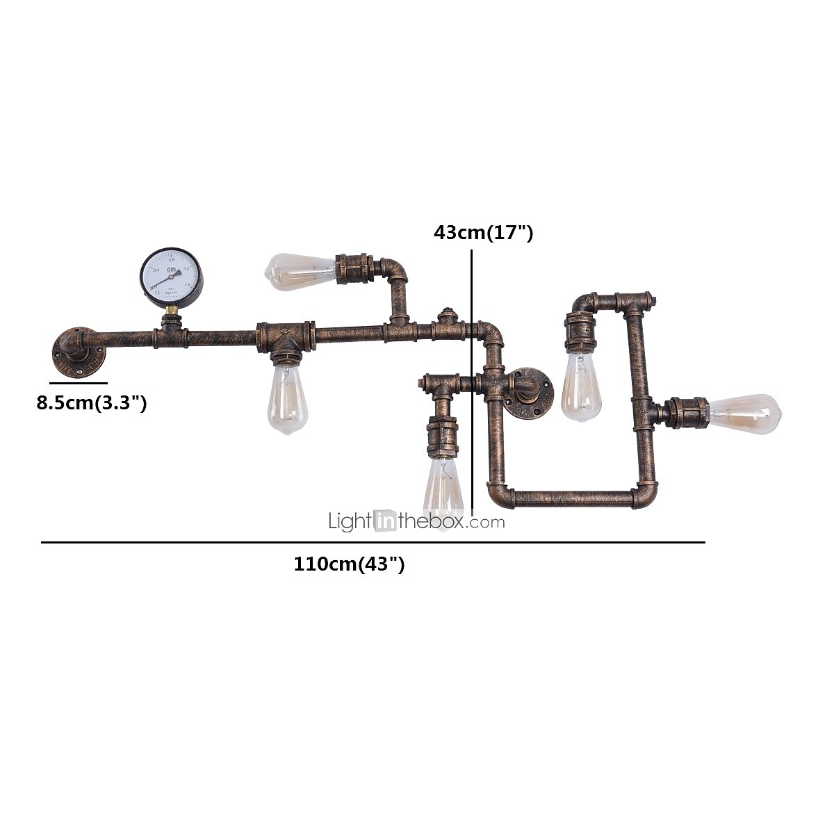Rustikal / Ländlich Landhaus Stil Wandlampen Metall Wandleuchte 110-120V 220-240V 40 W / E26 / E27 2025 - $298.69 –P2