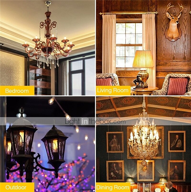 10 stuks 40 W E14 ST48 Warm wit 2200-2700 k Retro / Dimbaar / Decoratief Gloeilamp vintage Edison lamp 220-240 V 2026 - $56.99 –P8