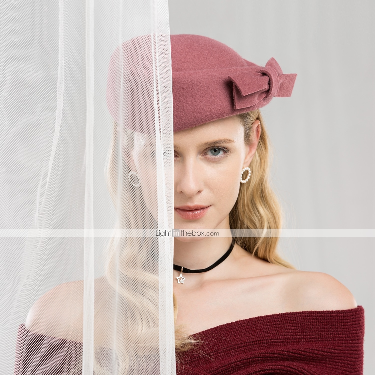 100% Gyapjú Kentucky Derby Hat / Kalap val vel Csokor 1db Hétköznapi / Hétköznapi viselet Sisak 2025 - $27.99 –P3