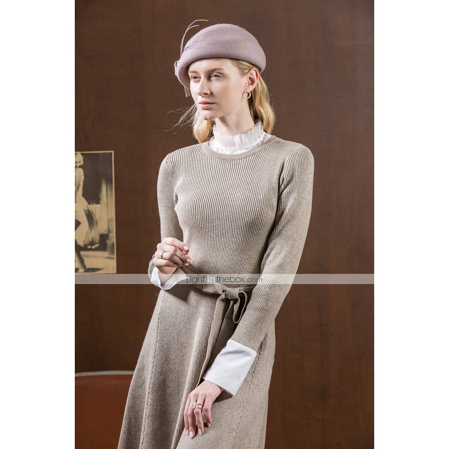 100% Wool Kentucky Derby Hat / Hats with Bowknot 1pc Casual / Daily Wear Headpiece 2025 - $34.99 –P3