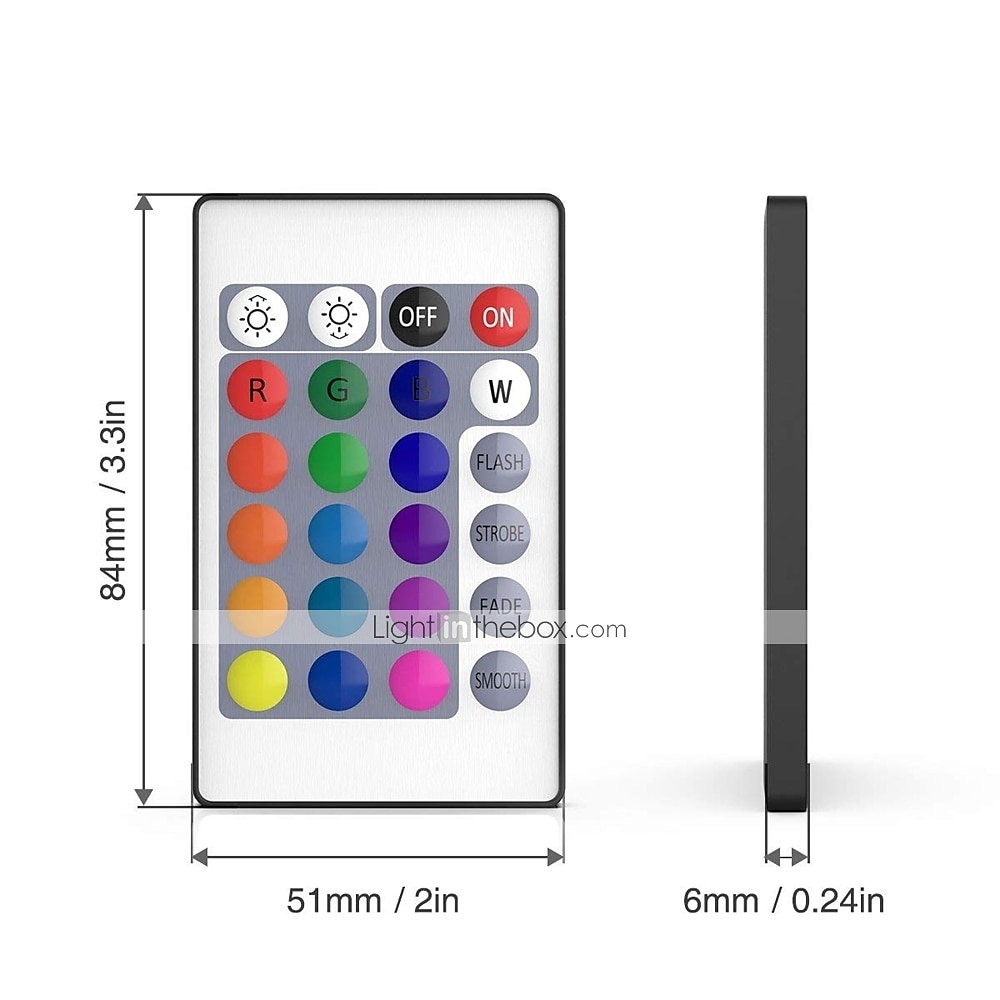 DC12V-24V 12A 144W 24Key IR Remote Controller Aluminum shell for RGB LED Strip 5050 3528 SMD 2025 - $19.99 –P3