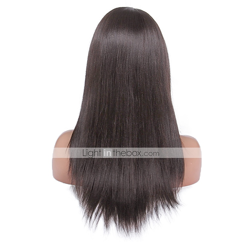 Lace Front Wig 4x4 Lace Human Hair Pre Plucked 130% 150% 180% Density Yaki StraightFront Wigs with Baby Hair Brazilian Human Hair Wigs for Black Women 2026 - $103.99 –P8