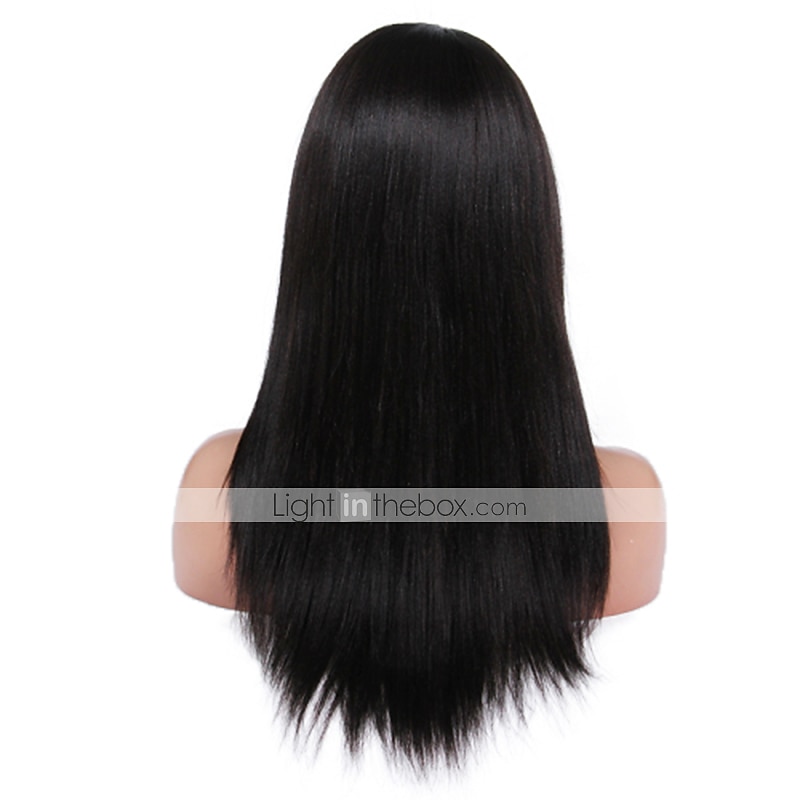Lace Front Wig 4x4 Lace Human Hair Pre Plucked 130% 150% 180% Density Yaki StraightFront Wigs with Baby Hair Brazilian Human Hair Wigs for Black Women 2026 - $103.99 –P7