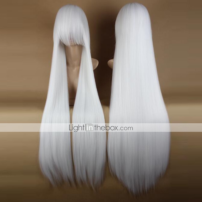 white costume wigs