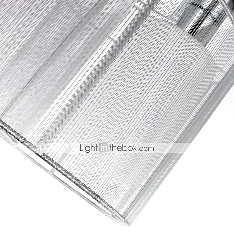 1-light 35 (14 ") mini styl zapuštěná světla kovová tkanina chrom moderní moderní 110v / 110-120v / 220-240v / e26 / e27 2026 - $172.99 –P15