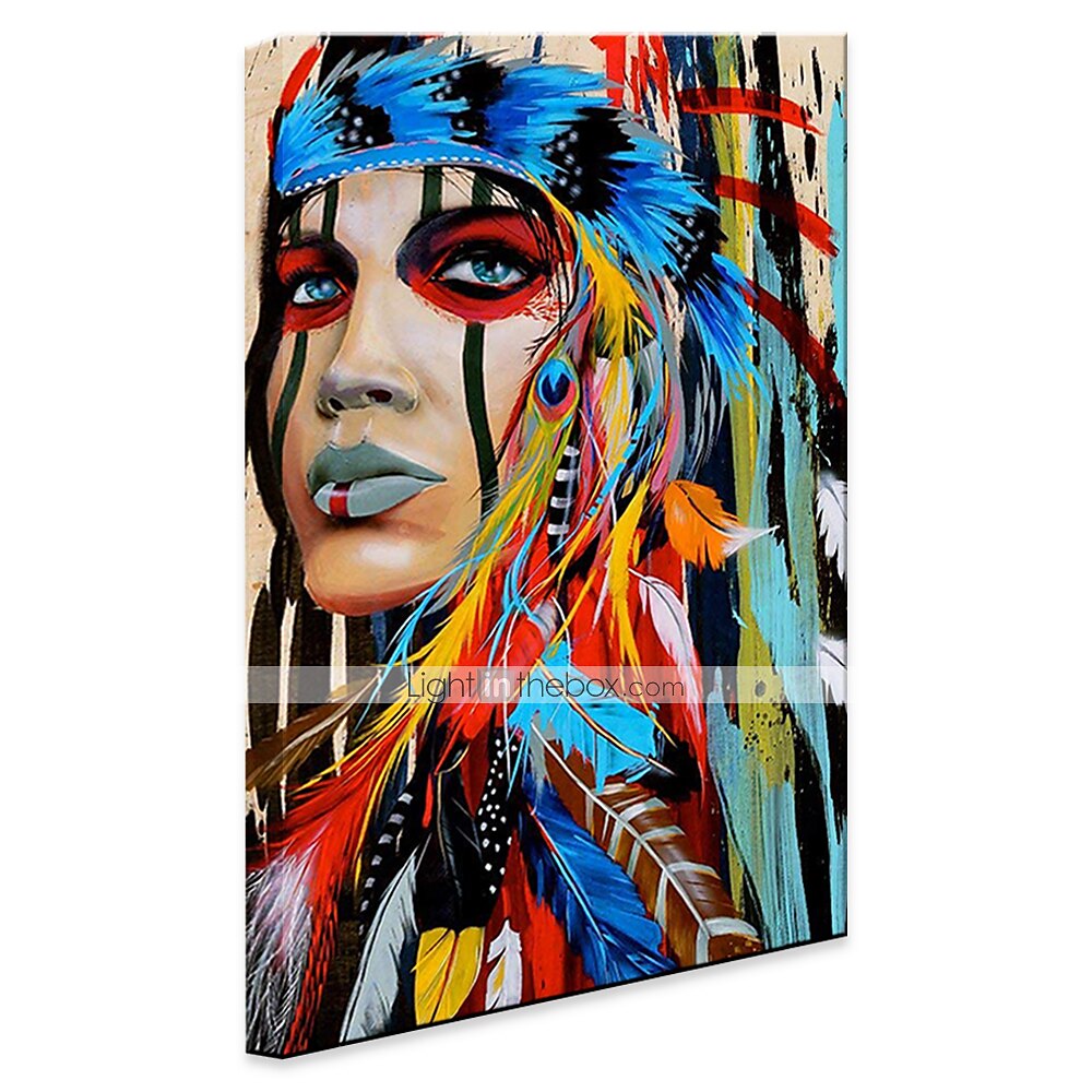Hang-Painted öljymaalaus Maalattu - Abstrakti Ihmiset Klassinen Moderni Ilman Inner Frame / Valssatut kankaat 2025 - $116.99 –P8