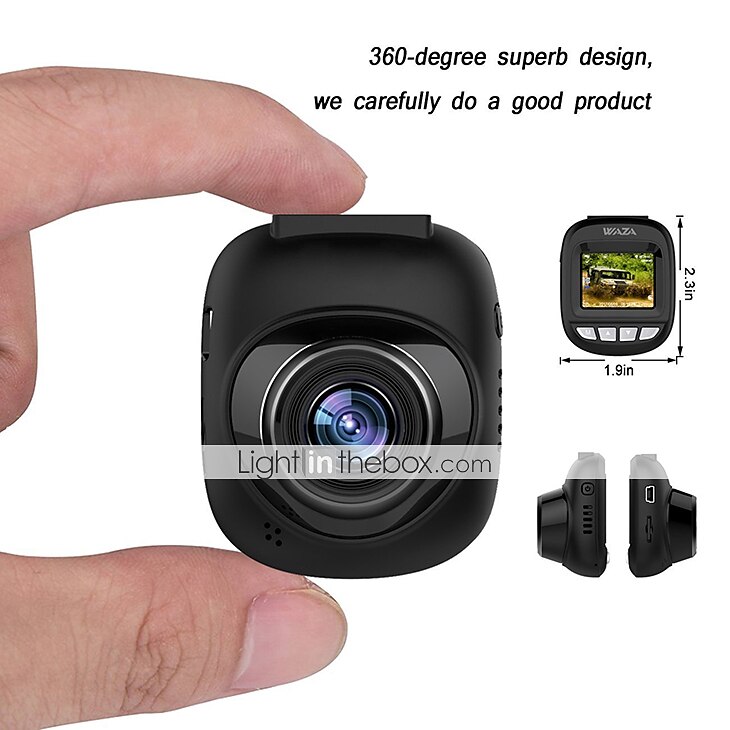 WAZA B03 1080p Auto DVR 140 graden Wijde hoek CMOS 1.5 inch(es) TFT Dash Cam met WIFI / G-Sensor / Parkeermodus Autorecorder 2025 - $102.99 –P3