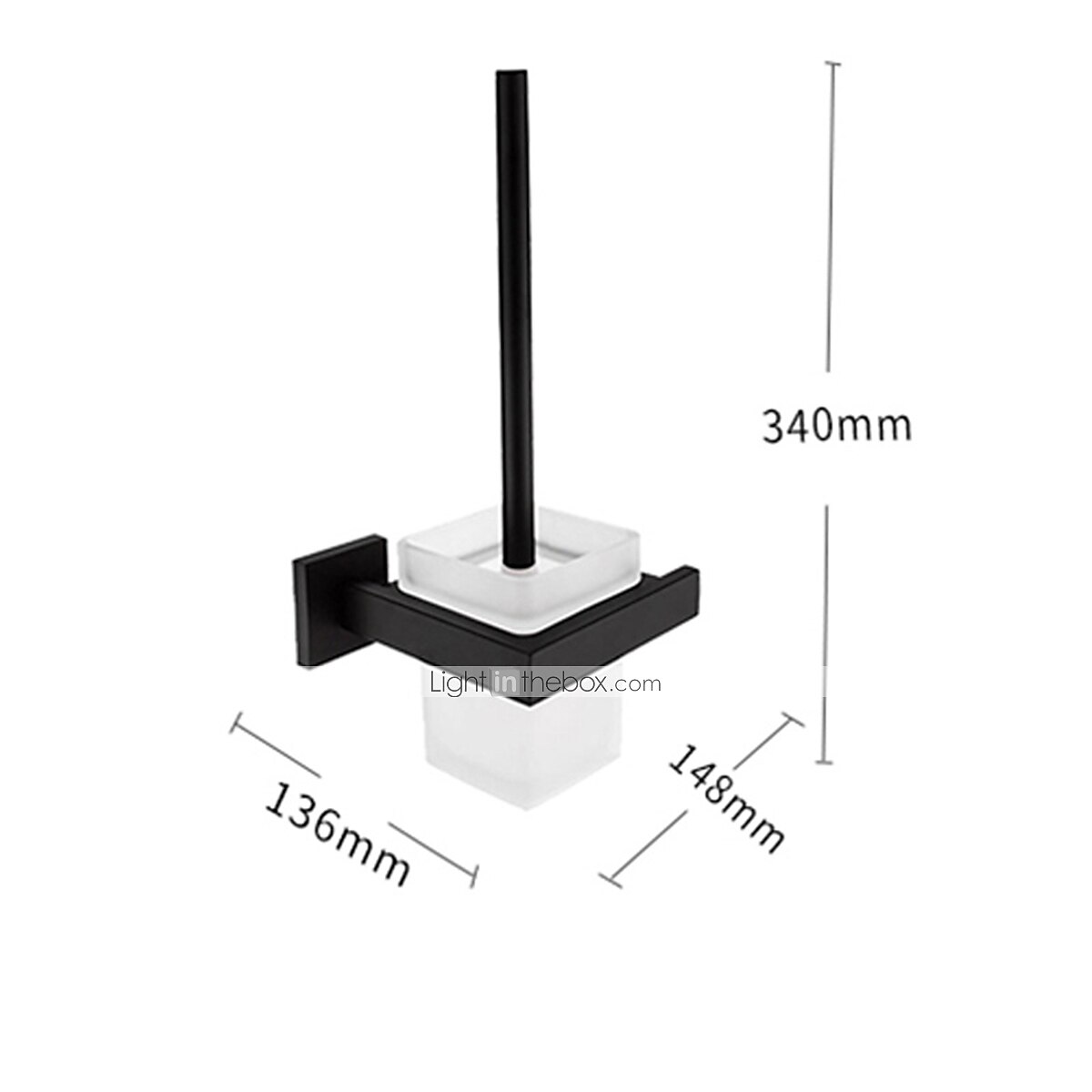 Toilet Brush with Holder, Stainless Steel Wall Mounted Rubber Painted Toilet Bowl Brush and Holder for Bathroom 2025 - $55.99 –P5