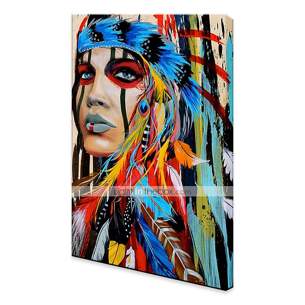 Hang-Painted öljymaalaus Maalattu - Abstrakti Ihmiset Klassinen Moderni Ilman Inner Frame / Valssatut kankaat 2025 - $116.99 –P9