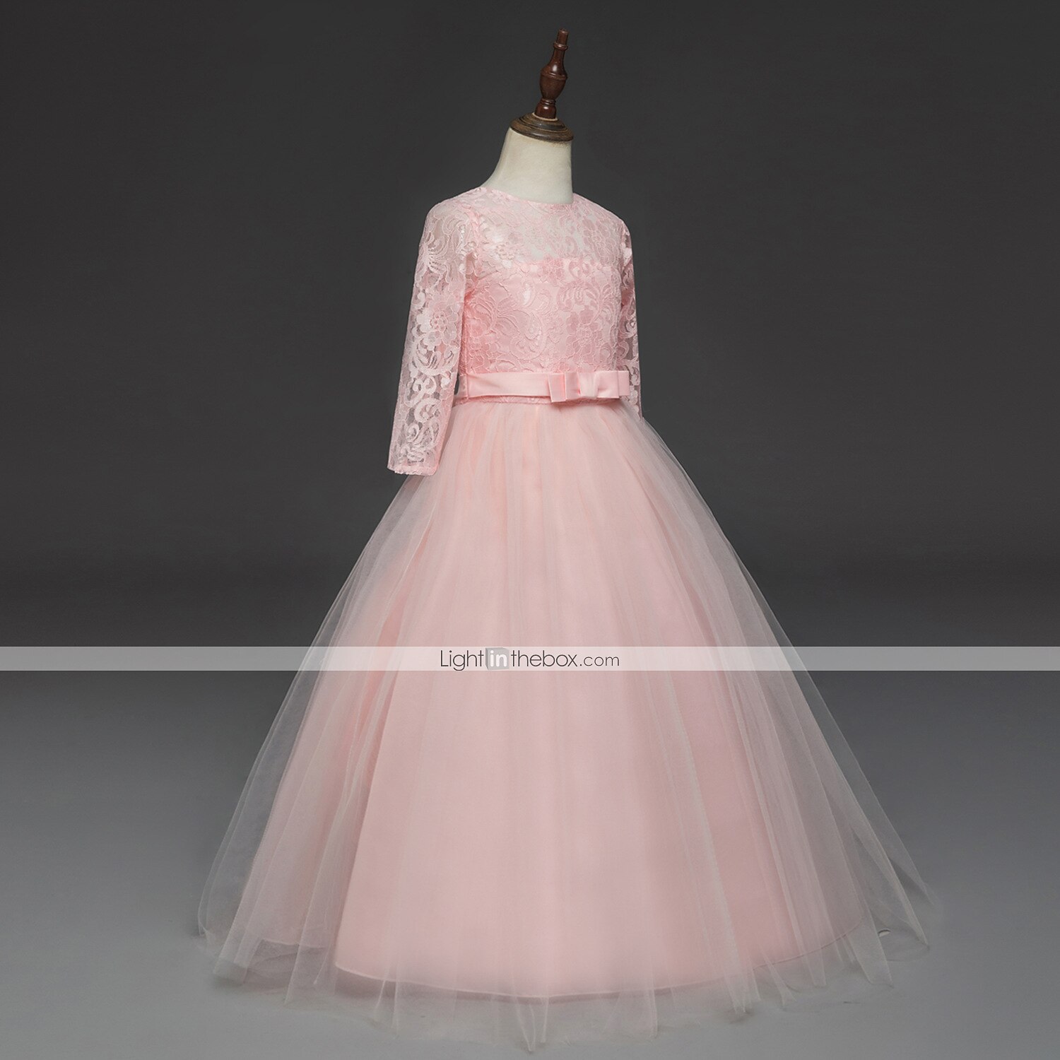Petals Flower Girls Dress Princess Pageant Wedding Party Bridesmaid Maxi Gown