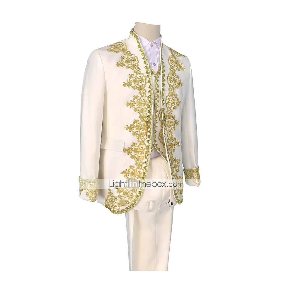 Trajes Chaqueta de circo Príncipe Victoriano Chaqueta de Napoleón Adultos Hombre Víspera de Todos los Santos Año Nuevo Mascarada Ropa de fiesta de noche Fiesta / Noche Jubileo de platino de la reina 2026 - $164.99 –P3