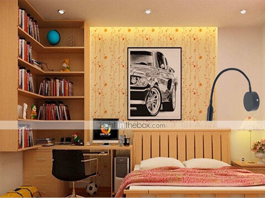Mini styl LED Stěnové lampy Ložnice nástěnné svítidlo 110-120V 220-240V 3 W / Integrované LED světlo / CE 2025 - $33.99 –P3