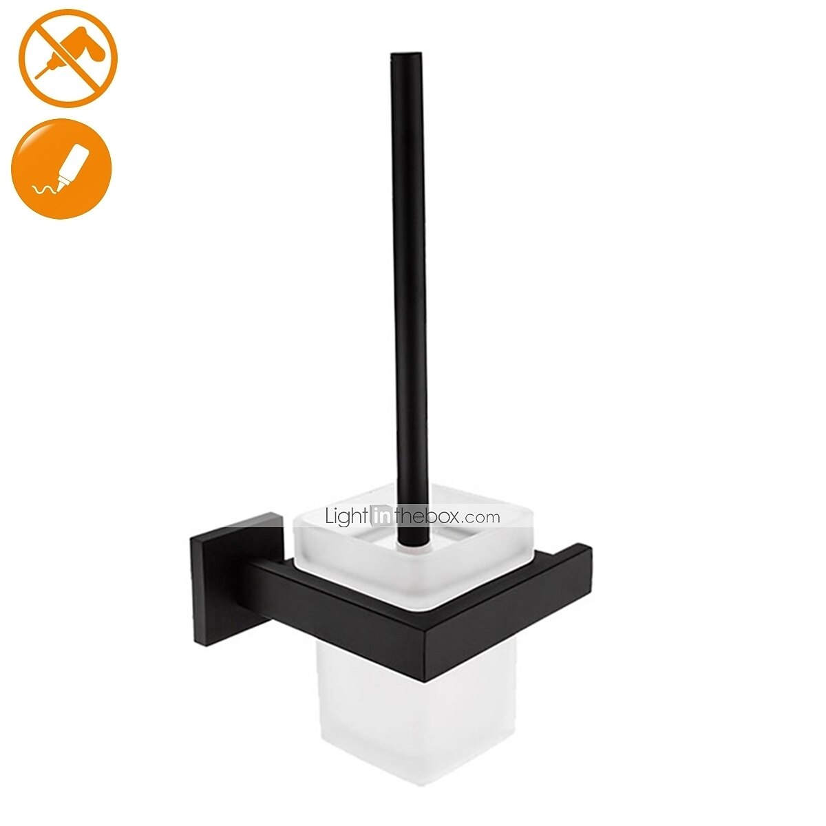 Toilet Brush with Holder, Stainless Steel Wall Mounted Rubber Painted Toilet Bowl Brush and Holder for Bathroom 2025 - $55.99 –P6