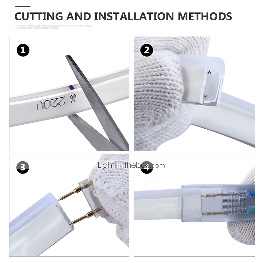 BRELONG® 5m Ευέλικτες LED Φωτολωρίδες 600 LEDs 1pc Θερμό Λευκό Άσπρο Κόκκινο Αδιάβροχη Πάρτι Διακοσμητικό 220-240 V 2025 - $58.99 –P1