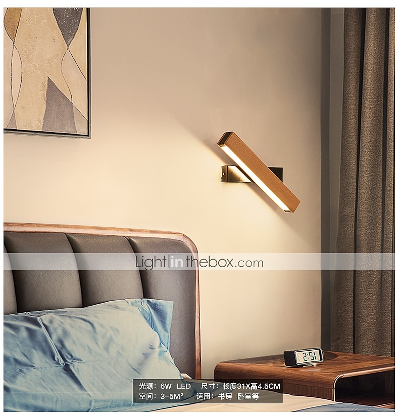 Stmívatelné LED Stěnové lampy Ložnice nástěnné svítidlo IP65 110-120V 220-240V 5 W / Integrované LED světlo / CE 2025 - $96.99 –P1