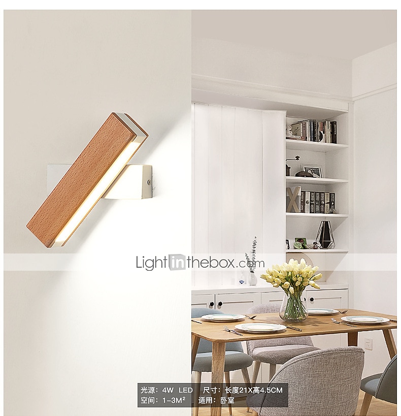 Stmívatelné LED Stěnové lampy Ložnice nástěnné svítidlo IP65 110-120V 220-240V 5 W / Integrované LED světlo / CE 2025 - $96.99 –P2