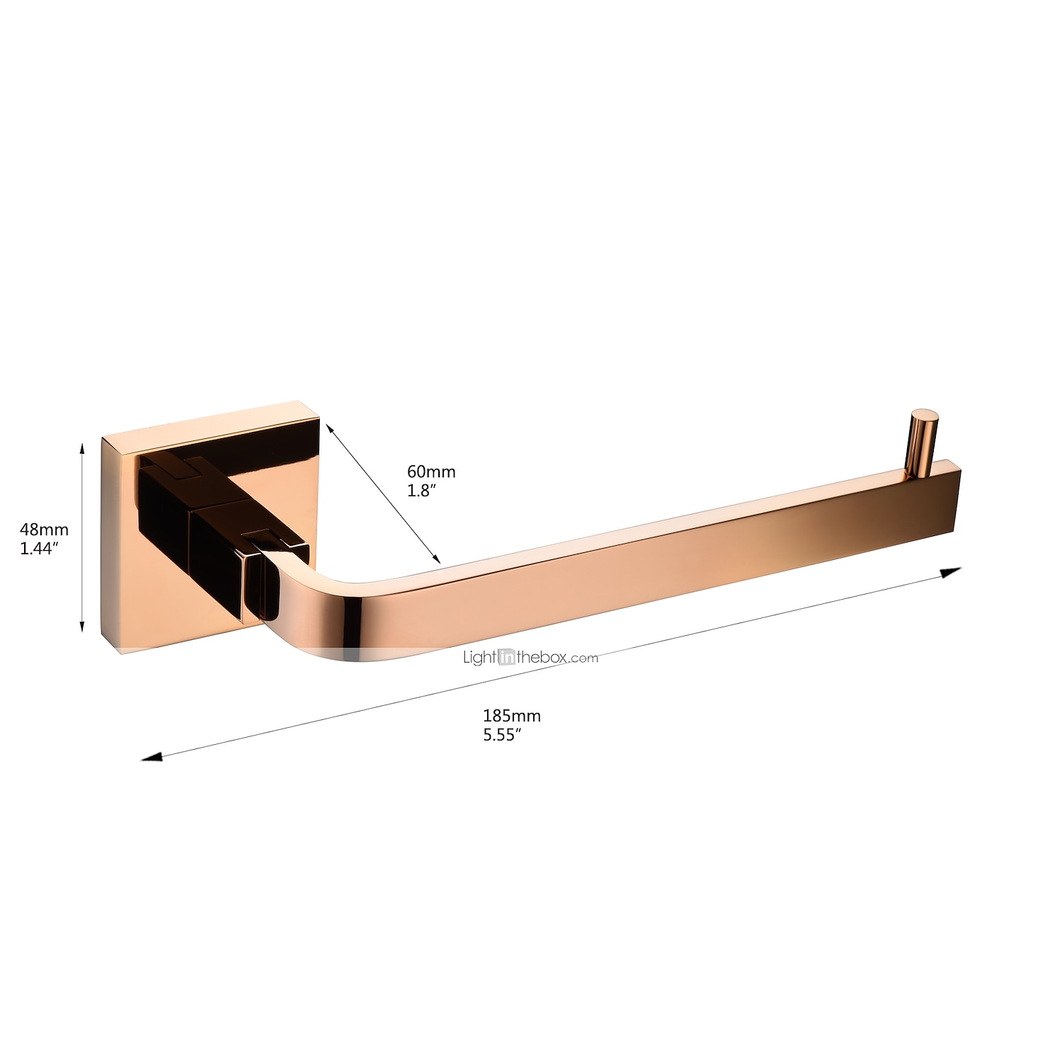 Tilbehørssett til badeværelset Moderne Messing 2pcs - Hotell bad Toalettrullholder / Robe Hook 2025 - $49.99 –P12