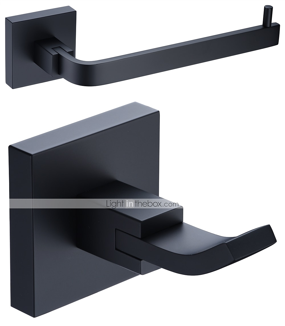 Tilbehørssett til badeværelset Moderne Messing 2pcs - Hotell bad Toalettrullholder / Robe Hook 2025 - $49.99 –P13