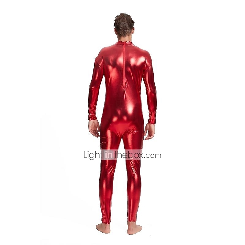 Zentai obleky Cosplay kostým Bodýčko Karnevalový kostým Oblek na celé tělo Pánské Pohlaví Sexy kostým Jednobarevné Spandex Latex Kostým pro Vánoce předvečer Všech svatých Karneval Dospělé 2025 - $34.99 –P12