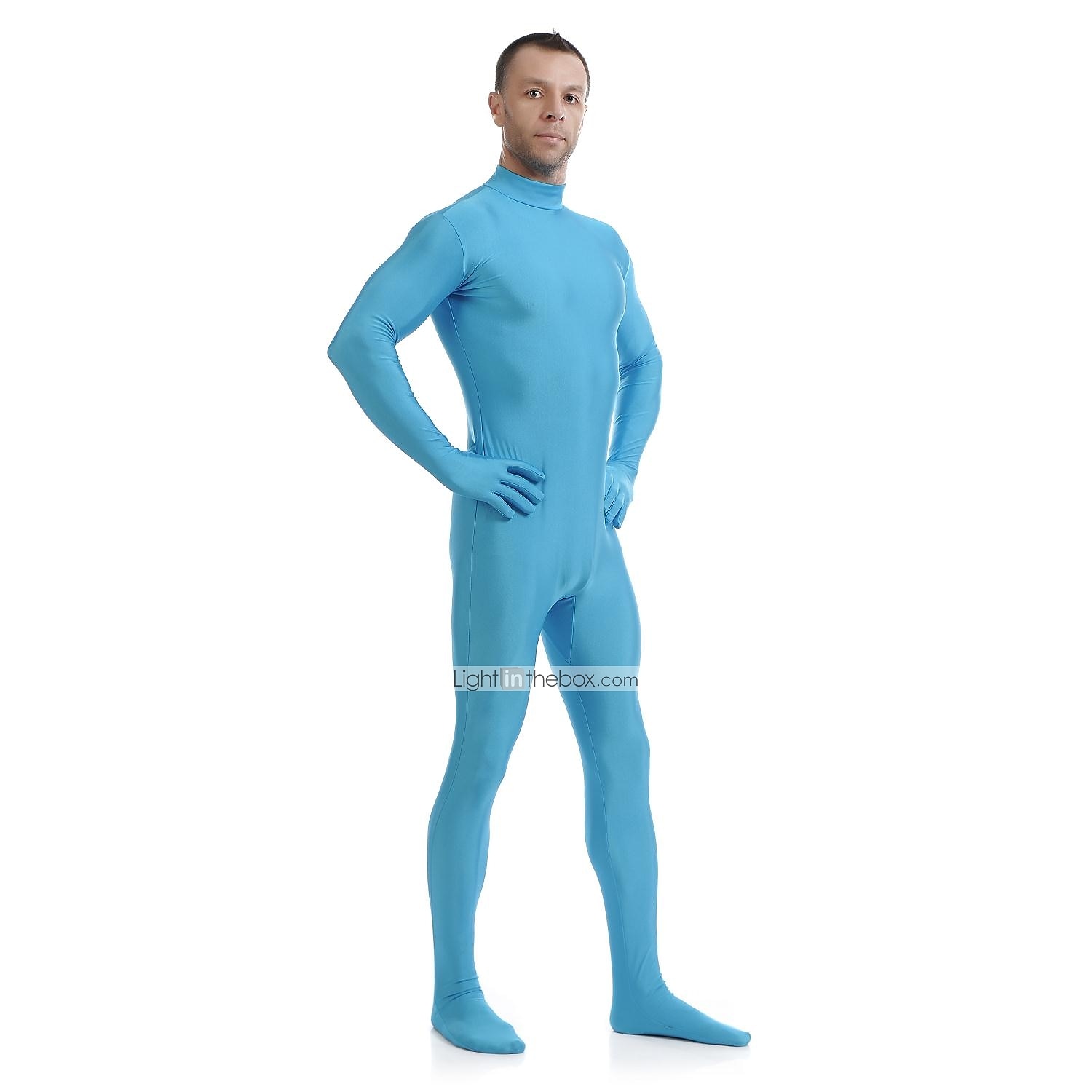 Zentai Suits Costume Hoodie Carnival Costume Full Body Suit Kings Day Men's Women's Sex Solid Colored Spandex Lycra Costume for Performance Party Valentine's Day Halloween Adults' 2025 - $35.99 –P12