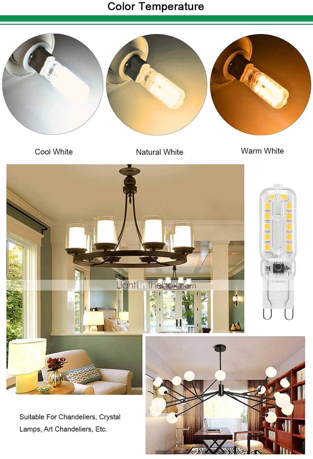 5pcs 10pcs G9 LED Bi-pin Lights 6W 450-550lm 22 LED Beads SMD 2835 T Bulb Shape Dimmable Warm White Cold White 220-240V 110-130V RoHS for Chandeliers Accent Lights Under Cabinet Puck Light 2025 - $14.49 –P5