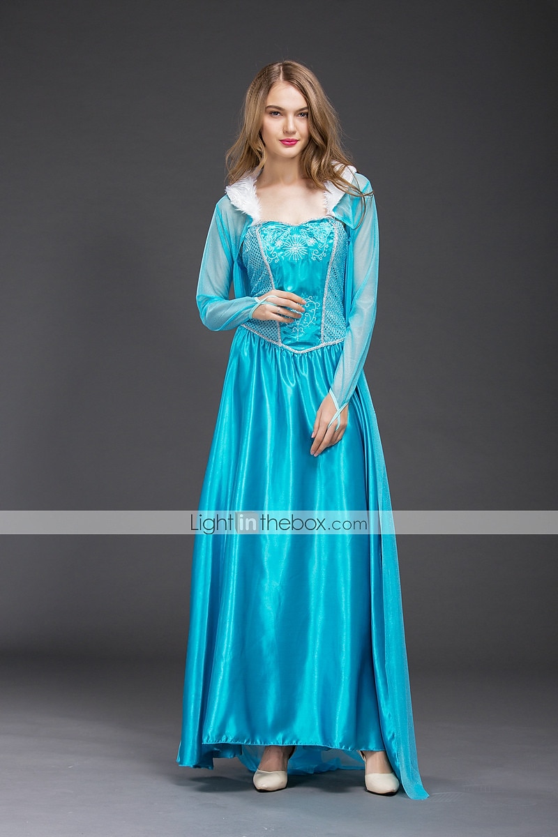 Šaty Cosplay kostým Princeznovské Pohádkové Elsa šaty na dovolenou Dospělé Dámské Žena Vánoce Karneval Oblékněte se 2026 - $56.99 –P7