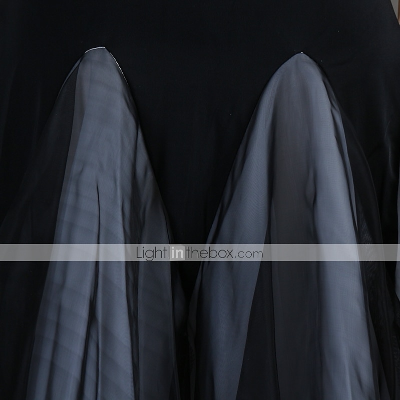 Társastánc Ruha Kristályok / Strasszok Női Edzés Hosszú ujj Magas Nejlon Organza Tüll 2025 - $125.99 –P4