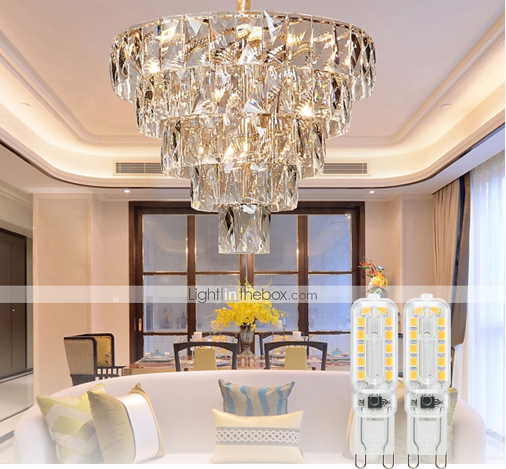 5pcs 10pcs G9 LED Bi-pin Lights 6W 450-550lm 22 LED Beads SMD 2835 T Bulb Shape Dimmable Warm White Cold White 220-240V 110-130V RoHS for Chandeliers Accent Lights Under Cabinet Puck Light 2025 - $14.49 –P2