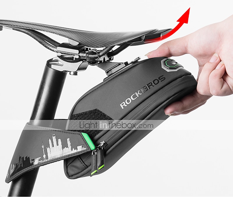ROCKBROS 1/1.5 L Bolsa para Guardabarro Reflexivo Gran Capacidad Impermeable Bolsa para Bicicleta Tejido de forro Poliéster PU Bolsa para Bicicleta Bolsa de Ciclismo Bicicleta de Pista Bicicleta de 2025 - $21.99 -P5