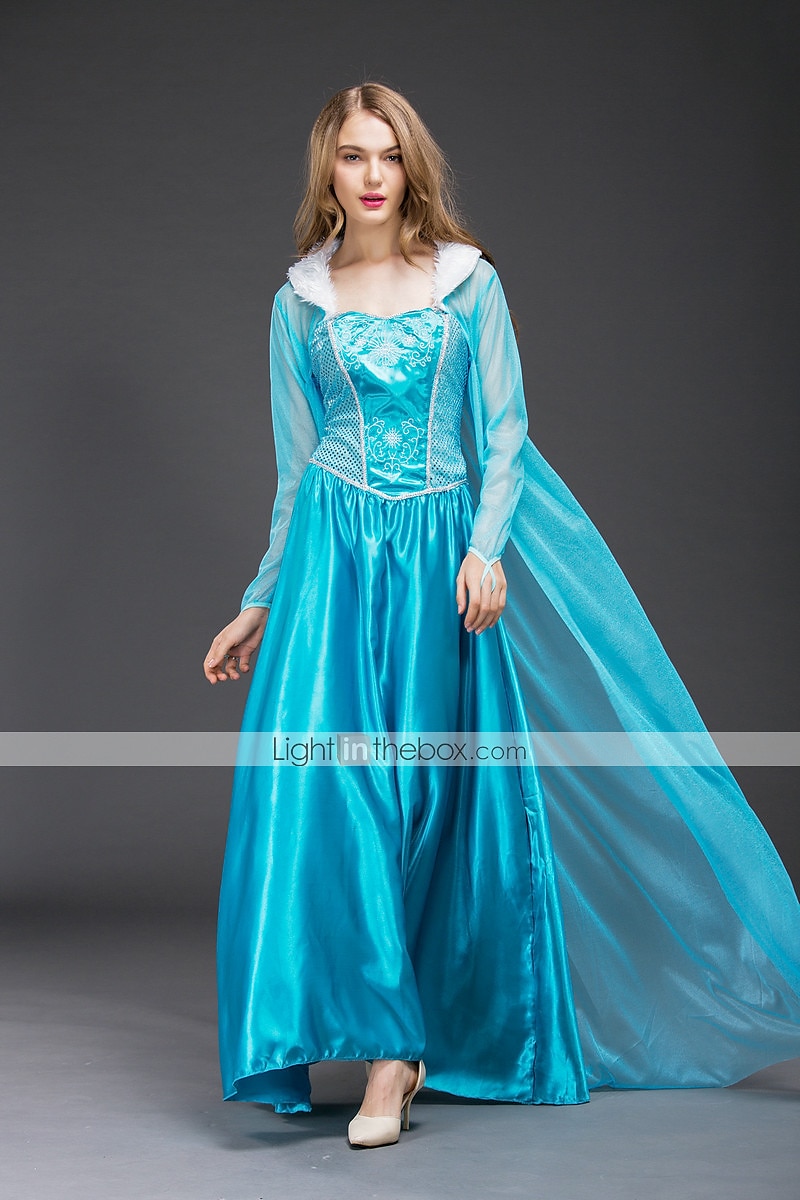 Šaty Cosplay kostým Princeznovské Pohádkové Elsa šaty na dovolenou Dospělé Dámské Žena Vánoce Karneval Oblékněte se 2026 - $56.99 –P5