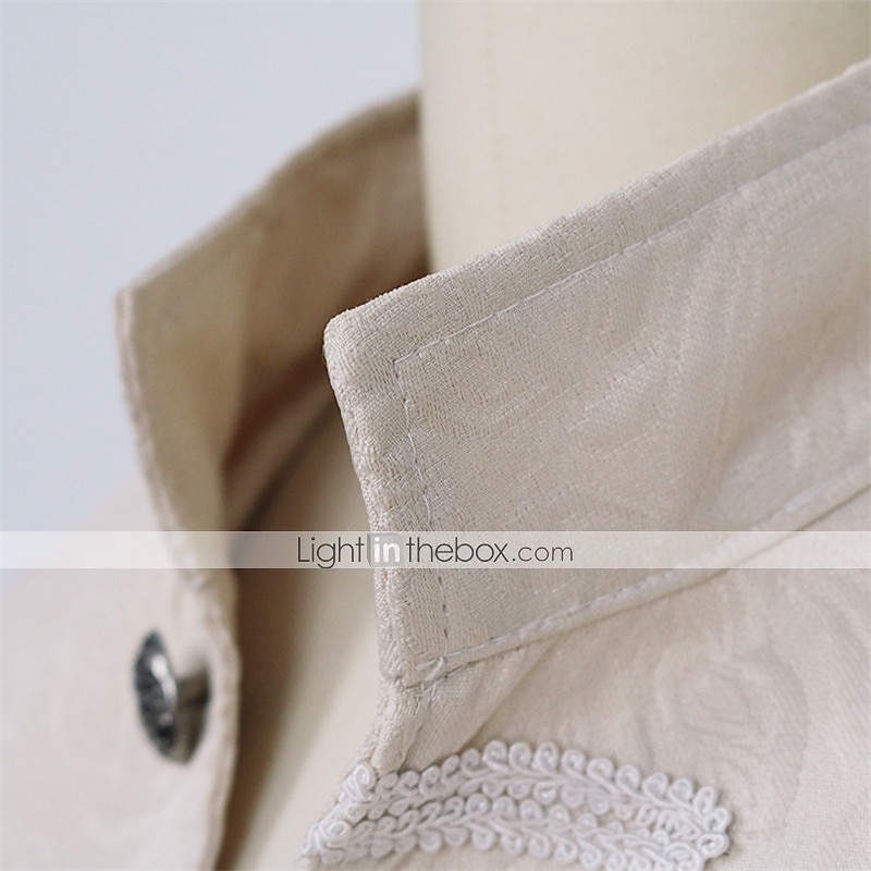 2026年 パンク＆ゴシック 中世 スチームパンク コート トレンチコート ビショップ プリンス 貴族 ソリッド 仮装 男性用 海賊 スチームパンク 成人 コート  コレクション – $54.99 –P7