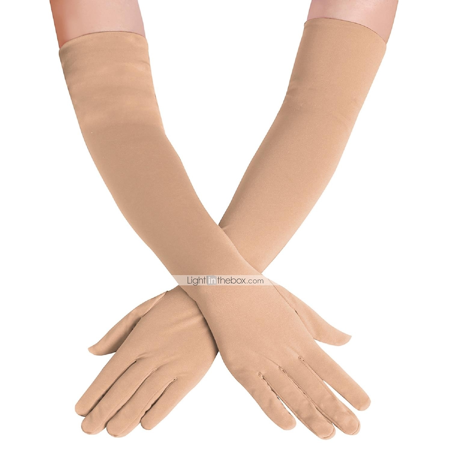 Rukavice Dámské Jednobarevné Lycra a elastan Kostým pro Vánoce Karneval Plesová maškaráda Dospělé 2025 - $18.99 –P9