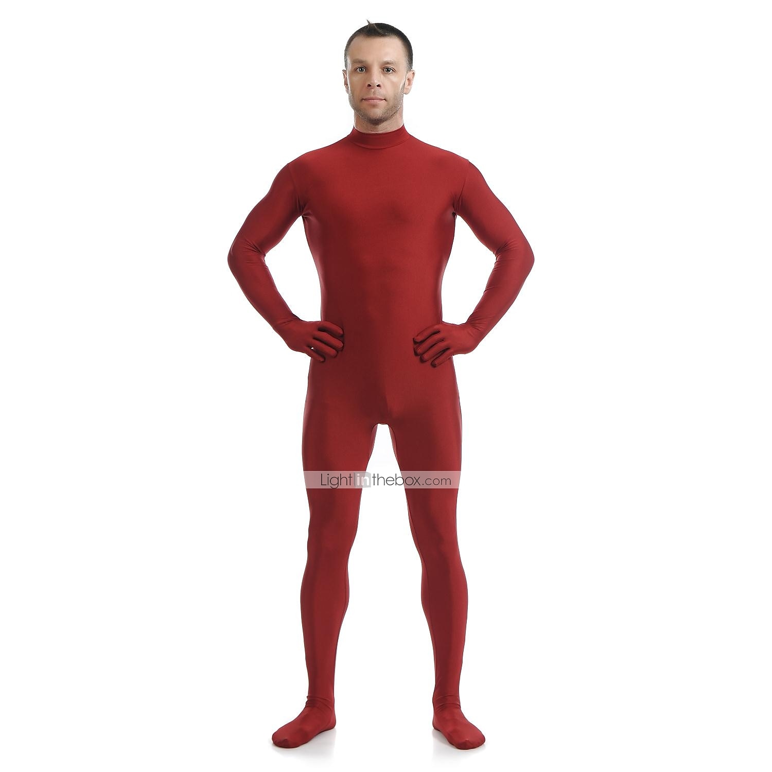 Zentai Suits Costume Hoodie Carnival Costume Full Body Suit Kings Day Men's Women's Sex Solid Colored Spandex Lycra Costume for Performance Party Valentine's Day Halloween Adults' 2025 - $35.99 –P14