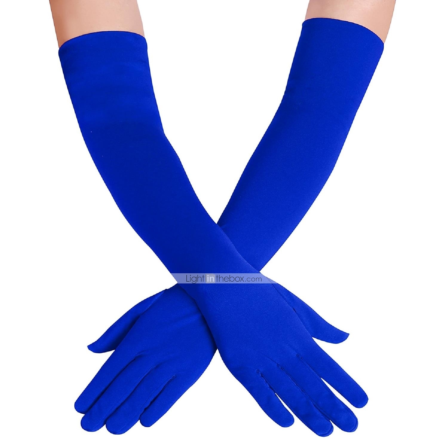 Rukavice Dámské Jednobarevné Lycra a elastan Kostým pro Vánoce Karneval Plesová maškaráda Dospělé 2025 - $18.99 –P5