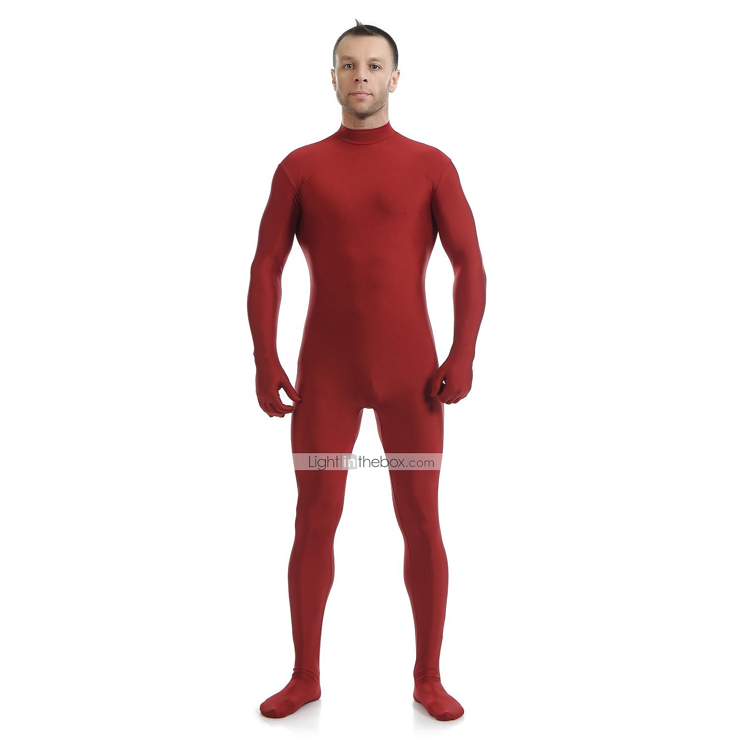 Zentai Suits Costume Hoodie Carnival Costume Full Body Suit Kings Day Men's Women's Sex Solid Colored Spandex Lycra Costume for Performance Party Valentine's Day Halloween Adults' 2025 - $35.99 –P13