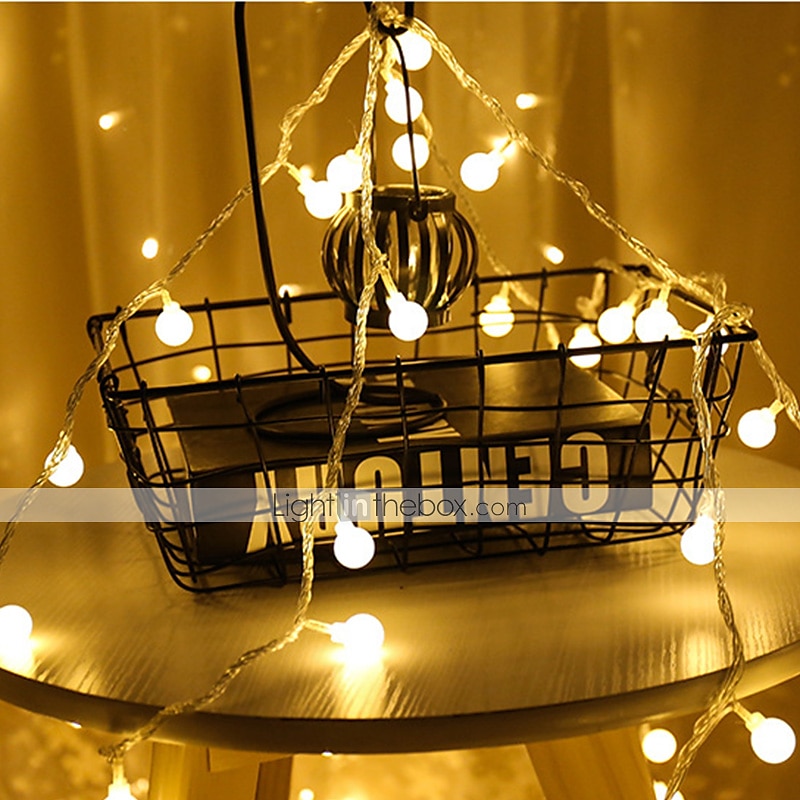 luci della stringa del led 3m-20led 6m-40led 10m-80led luci della sfera della lampadina del usb stringa di luce impermeabile matrimonio all'aperto vacanze di natale del 2025 a $7.99 –P8