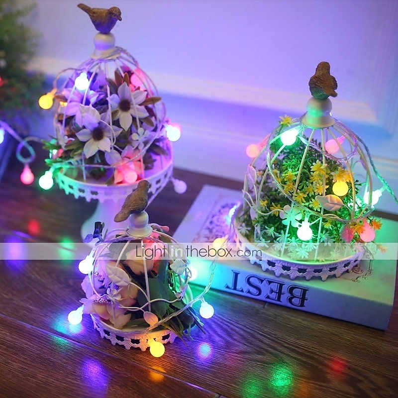 luci della stringa del led 3m-20led 6m-40led 10m-80led luci della sfera della lampadina del usb stringa di luce impermeabile matrimonio all'aperto vacanze di natale del 2025 a $7.99 –P11