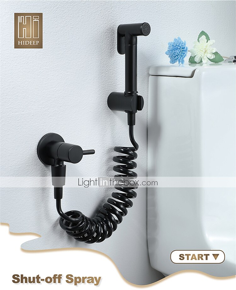 eengats bidet blacktoilet handheld bidet sproeier zelfreinigend eigentijds 2026 - $108.99 –P1
