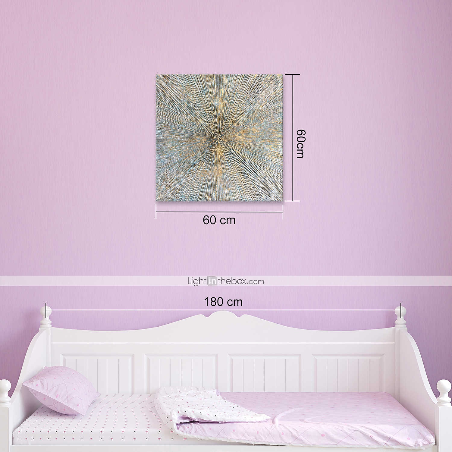 Oil Painting Handmade Hand Painted Wall Art Abstract Shining Home Decoration Décor Stretched Frame Ready to Hang 2025 - $146.99 –P3