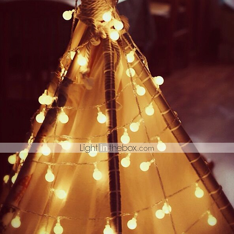 luci della stringa del led 3m-20led 6m-40led 10m-80led luci della sfera della lampadina del usb stringa di luce impermeabile matrimonio all'aperto vacanze di natale del 2025 a $7.99 –P12