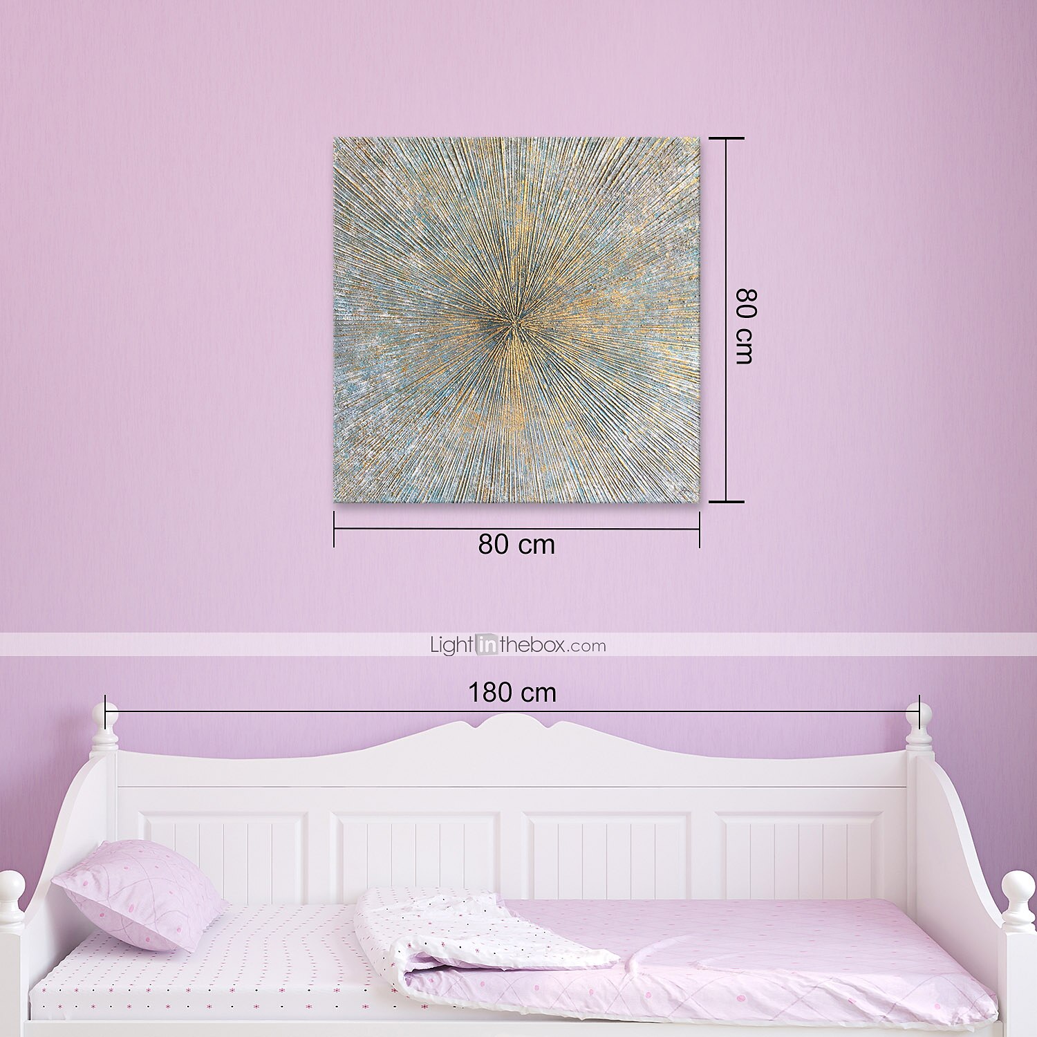 Oil Painting Handmade Hand Painted Wall Art Abstract Shining Home Decoration Décor Stretched Frame Ready to Hang 2025 - $146.99 –P4
