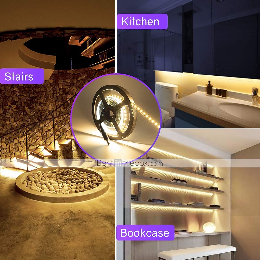 5m 16.4ft bande lumineuse led étanche flexible 300 leds 2835 smd blanc chaud blanc froid rouge bleu vert pour chambre maison cuisine fête tv rétro-éclairage découpable dc 12v ip65 auto-adhésif de 2025 ? $8.49 –P8