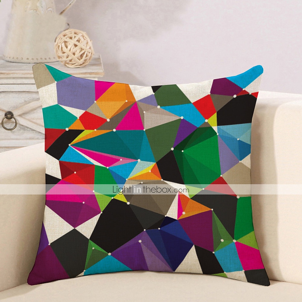 geometrisk abstrakt putetrekk 6 stk mykt dekorativt firkantet putetrekk putetrekk for soverom stue sofa sofa stol overlegen kvalitet maskinvaskbar 2025 - $27.99 –P5