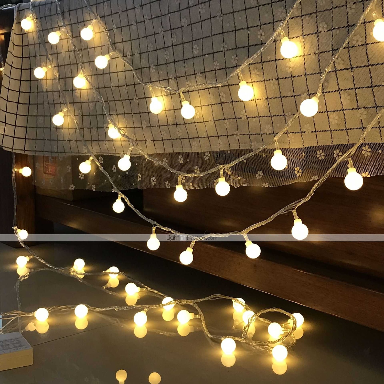 luci della stringa del led 3m-20led 6m-40led 10m-80led luci della sfera della lampadina del usb stringa di luce impermeabile matrimonio all'aperto vacanze di natale del 2025 a $7.99 –P17