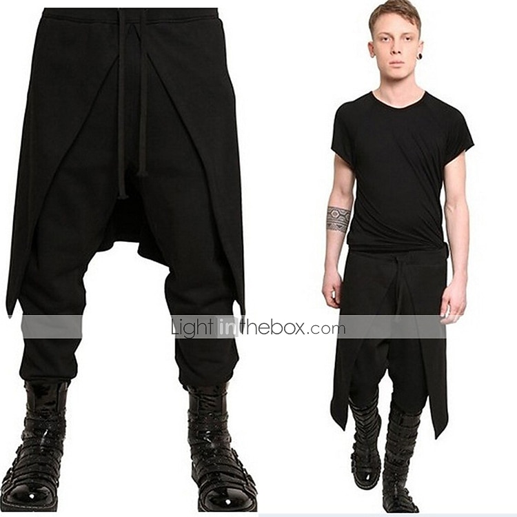 Pantalone Punk & Gotico Rinascimento Antica Roma Pantaloni Mascherata Cavaliere Tinta unita Costume Per uomo Halloween Mascherata Adulti Pantaloni del 2026 a $86.99 –P1