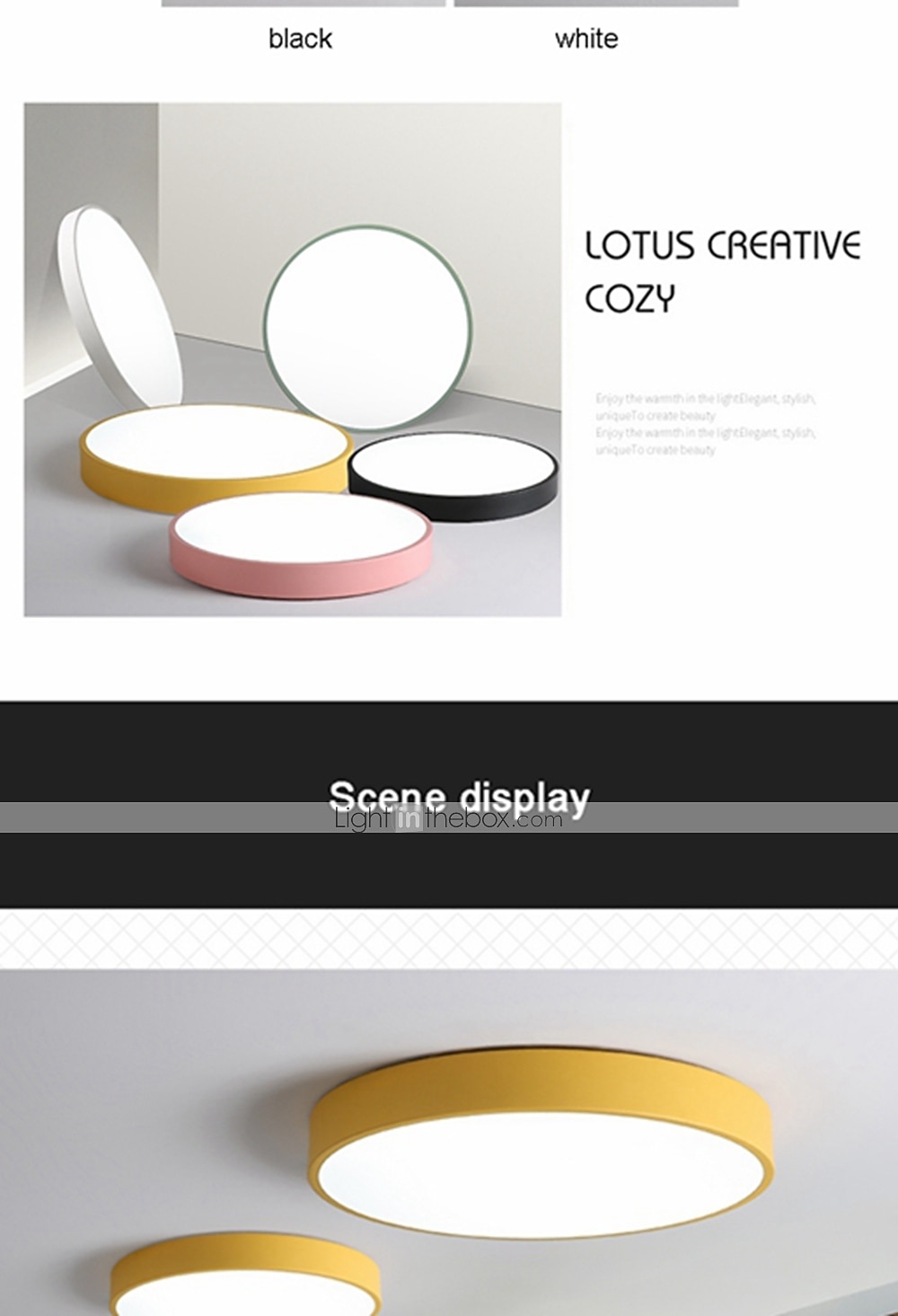 1-Light 40 cm Ceiling Light Eye Protection / Creative / WIFI Control Flush Mount Lights Metal Acrylic Chic & Modern Modern Simple 200-240V / FCC 2026 - $119.99 –P16