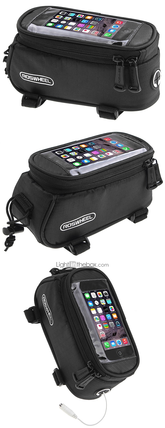 ROSWHEEL Cell Phone Bag Bike Frame Bag Top Tube 4.8 inch Touch Screen Cycling for Samsung Galaxy S6 iPhone 4/4S Samsung Galaxy S4 Yellow Red Blue Cycling / Bike / iPhone X / iPhone XR / iPhone XS 2026 - TRY 772.39 –P10