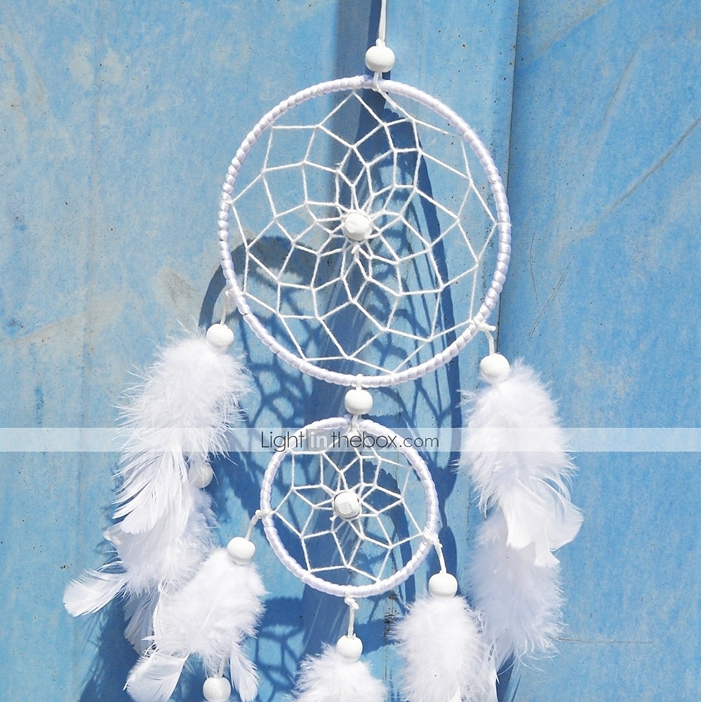 boho dream catcher χειροποίητο δώρο κρέμονται στον τοίχο διακόσμηση ντεκόρ τέχνη στολίδι φτερό φεστιβάλ για παιδικό υπνοδωμάτιο γαμήλιο φεστιβάλ 55 * 11cm 2025 - $15.49 –P2