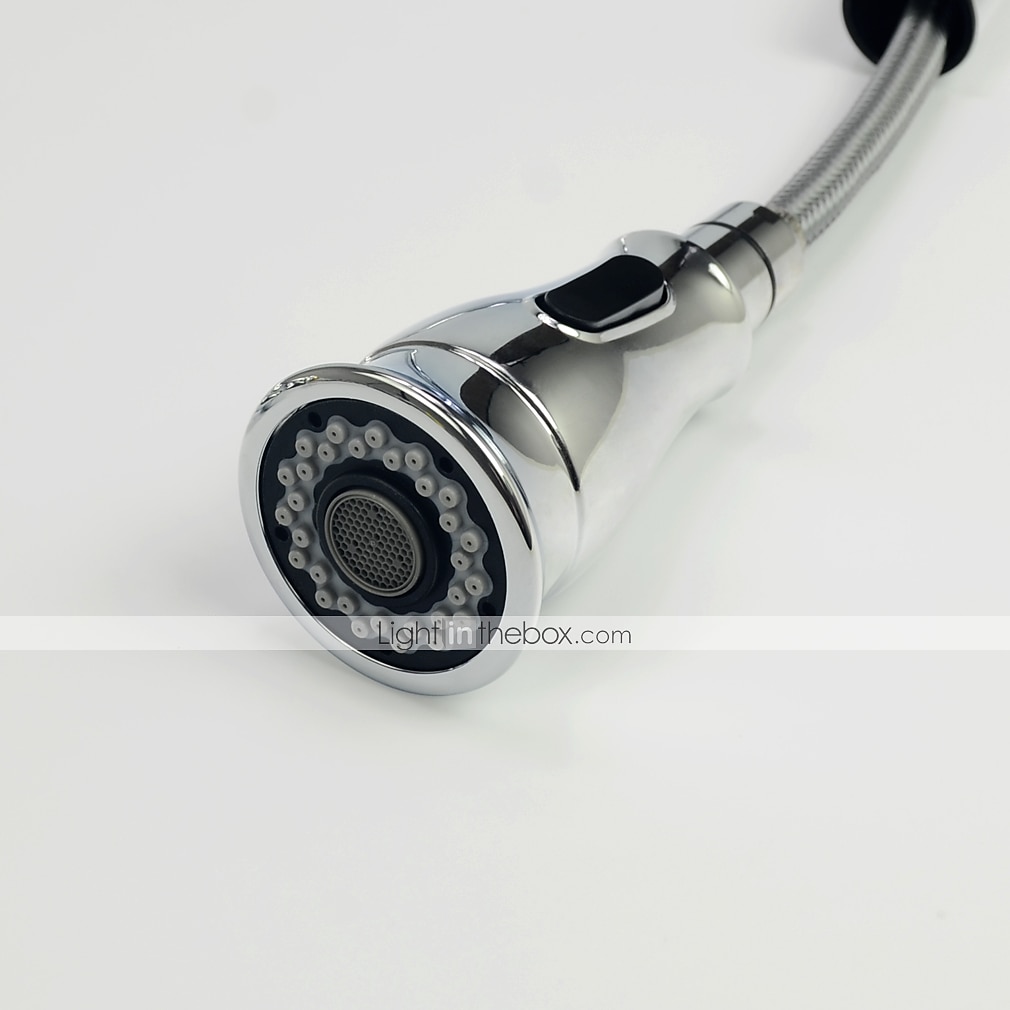 Küchenspülen-Mischbatterie mit ausziehbarem Sprüher, Hochlichtbogen-Messing, Silber / Kaffee, Einhand-Einloch, ölgeriebene Bronze, herunterziehbare hohe Küchenarmaturen mit Warm- und Kaltwasserschlauch 2025 - $161.99 –P11